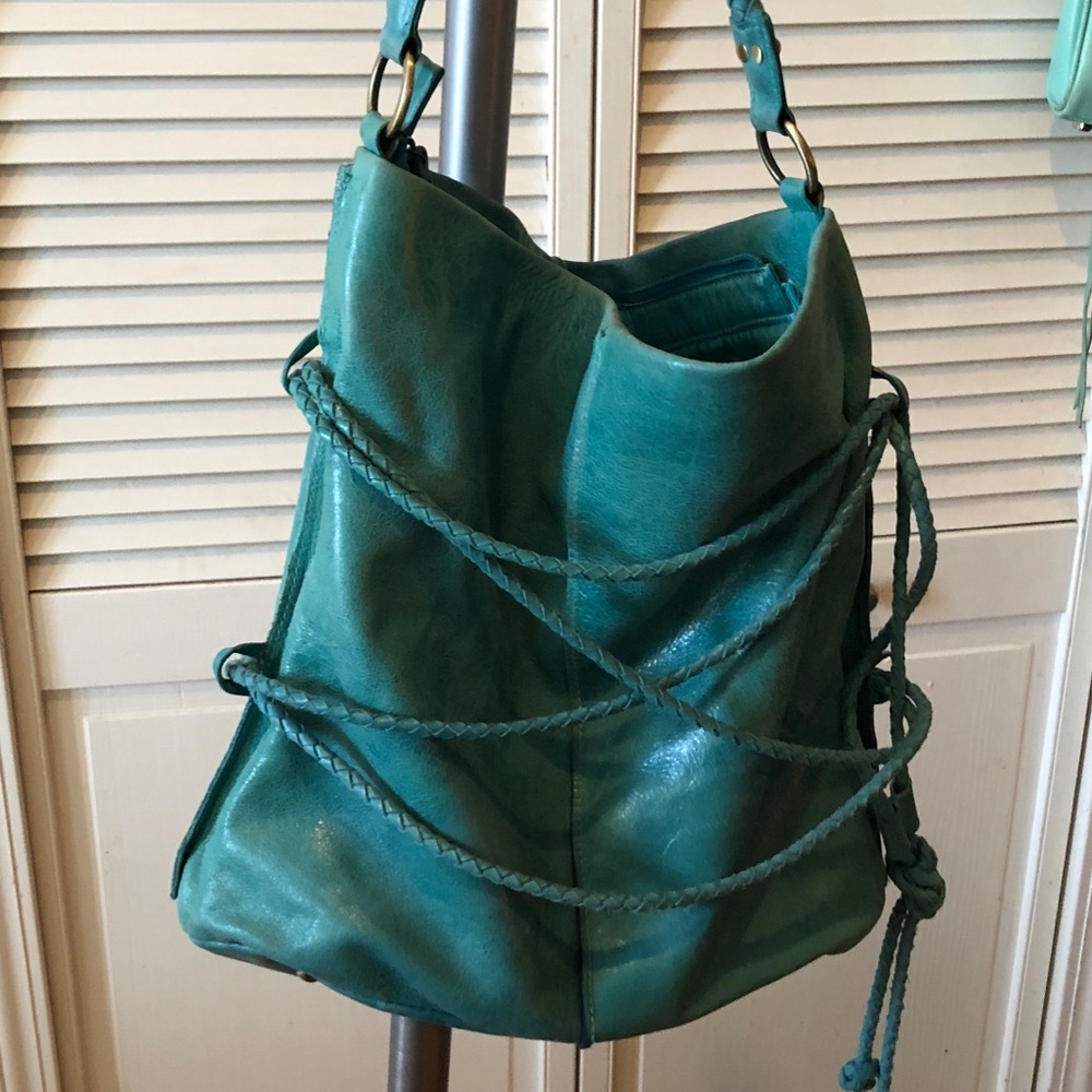 Nan Turquoise Leather Bag RARE!!!